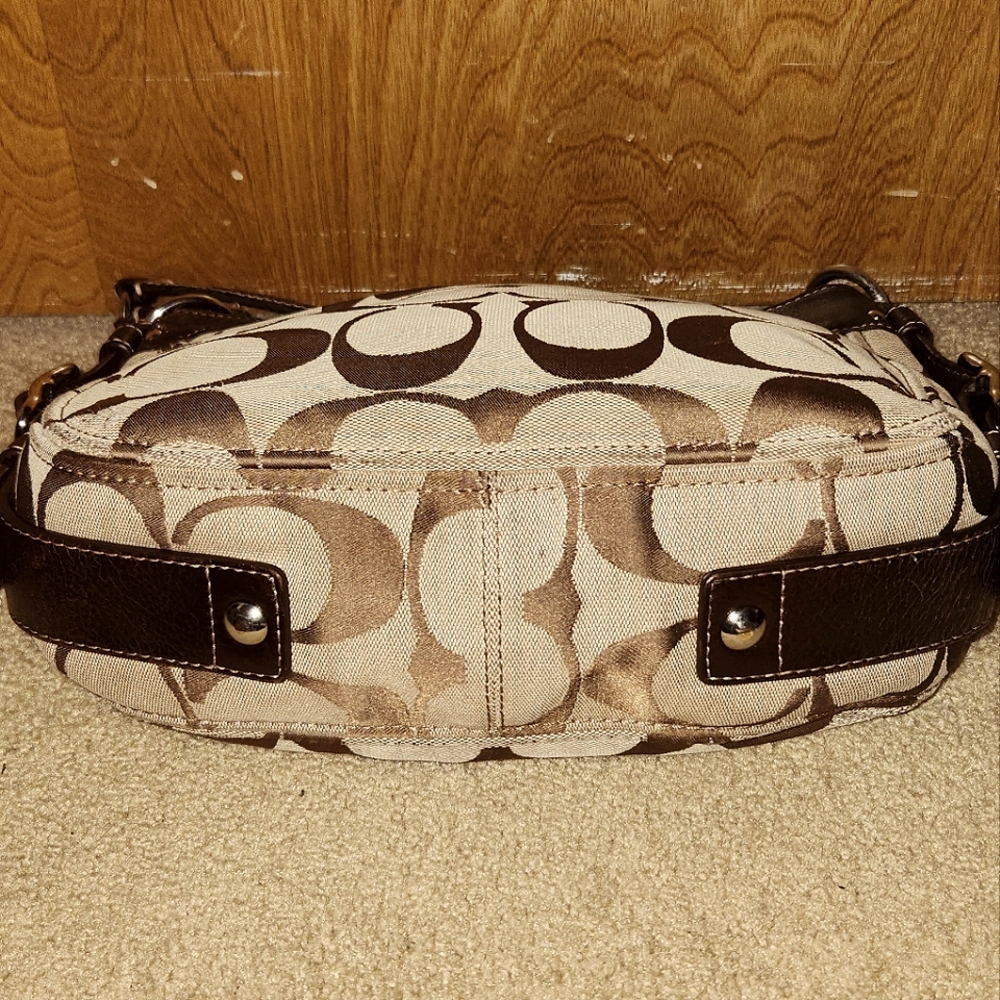 Coach Zoe Shoulder Bag (Repaired) Gem